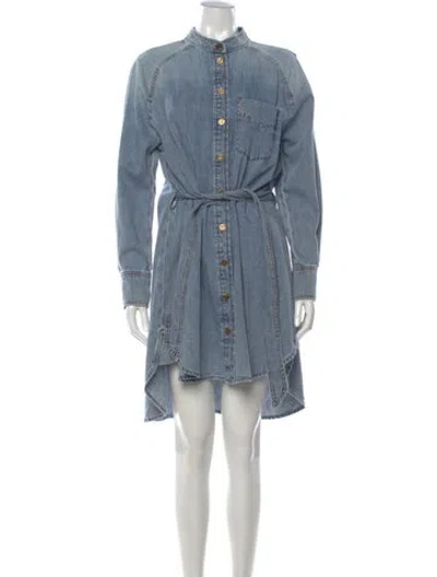 Pre-owned Zimmermann Midi Length Dress W/ Tags In Blue