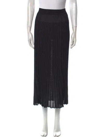 Pre-owned Zimmermann Midi Length Skirt In Black