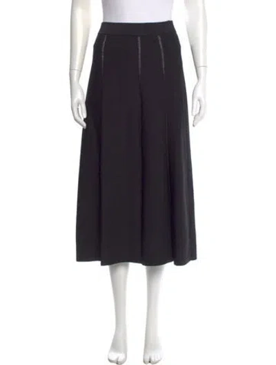 Pre-owned Zimmermann Midi Length Skirt In Black