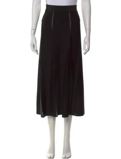 Pre-owned Zimmermann Midi Length Skirt In Black