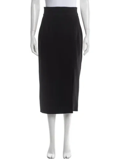 Pre-owned Zimmermann Midi Length Skirt In Black