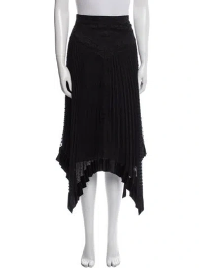 Pre-owned Zimmermann Midi Length Skirt In Blue