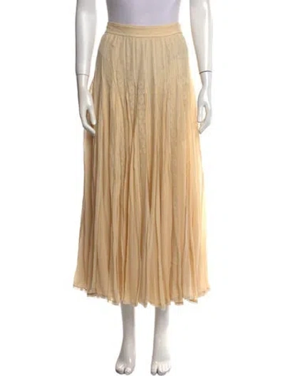Pre-owned Zimmermann Midi Length Skirt In Neutral