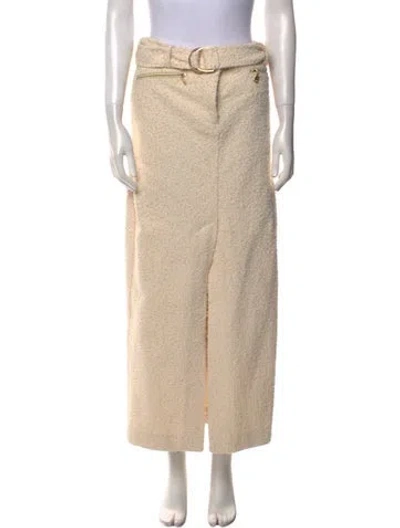 Pre-owned Zimmermann Midi Length Skirt In Neutral