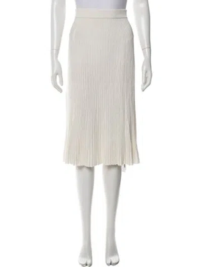 Pre-owned Zimmermann Midi Length Skirt In Neutrals