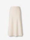 Zimmermann Hypnotic Beaded Midi Skirt In Pink