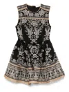 Zimmermann Sleeveless Mini Dress With Floral Patterns