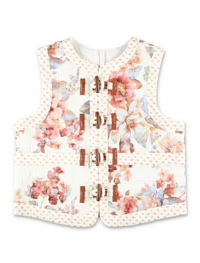 Zimmermann Mini Awaken Kids Quilted Vest In Spliced