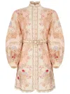 Zimmermann Mini Dress "daylight" In Multi