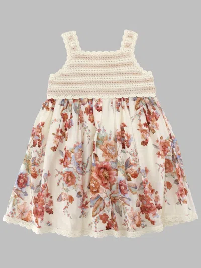 Zimmermann Mini Girls Awaken Dress In Multi