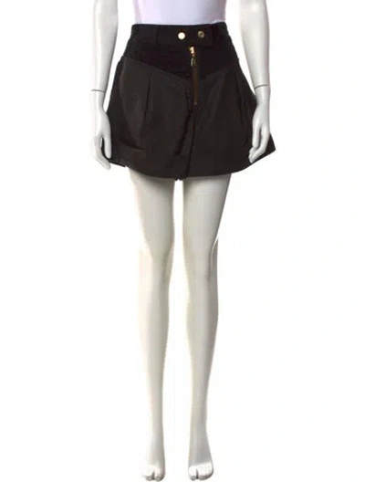 Pre-owned Zimmermann Mini Shorts In Black