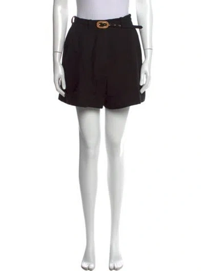 Pre-owned Zimmermann Mini Shorts In Black