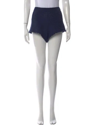 Pre-owned Zimmermann Mini Shorts In Blue