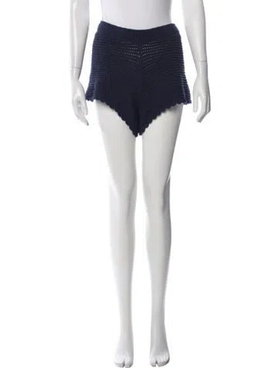 Pre-owned Zimmermann Mini Shorts In Blue