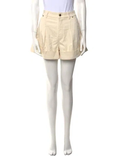 Pre-owned Zimmermann Mini Shorts In Neutral