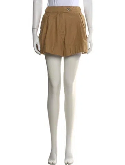 Pre-owned Zimmermann Mini Shorts In Neutral