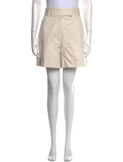 Pre-owned Zimmermann Mini Shorts In Neutral