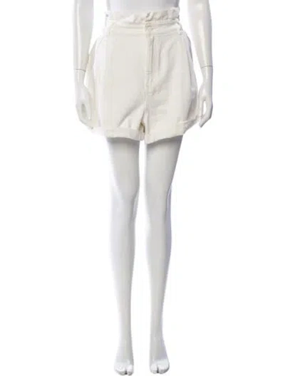 Pre-owned Zimmermann Mini Shorts In Neutral