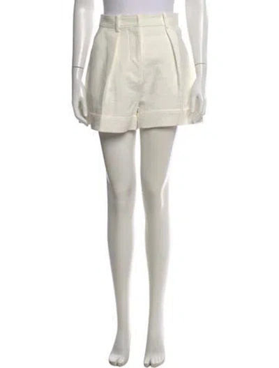 Pre-owned Zimmermann Mini Shorts In White