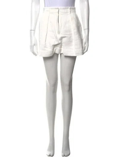 Pre-owned Zimmermann Mini Shorts In White