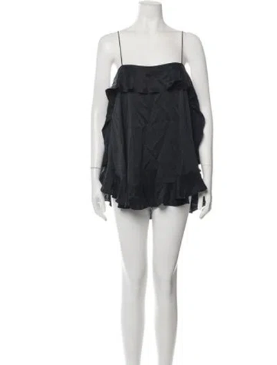 Pre-owned Zimmermann Mini Skirt In Black