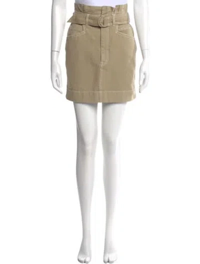 Pre-owned Zimmermann Mini Skirt In Neutral