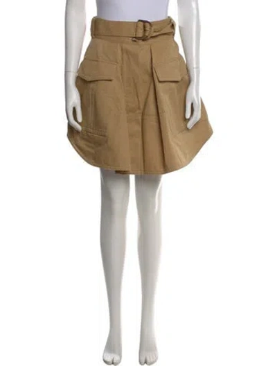Pre-owned Zimmermann Mini Skirt In Neutral
