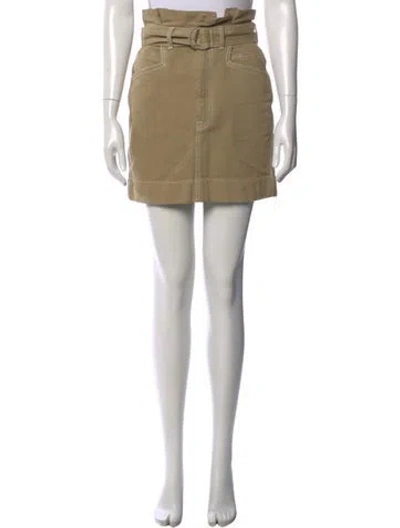 Pre-owned Zimmermann Mini Skirt In Neutral