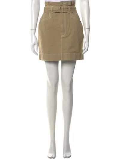 Pre-owned Zimmermann Mini Skirt In Neutral