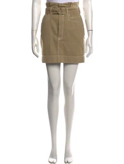 Pre-owned Zimmermann Mini Skirt In Neutrals