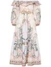 ZIMMERMANN ZIMMERMANN ML WYLIE MALVA EST FLOWER DRESS