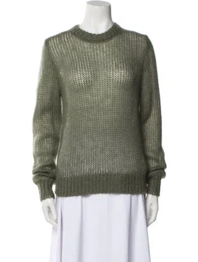 Pre-owned Zimmermann Mohair Crew Neck Sweater In Multi