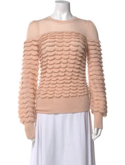 Pre-owned Zimmermann Mohair Crew Neck Sweater W/ Tags In Pink