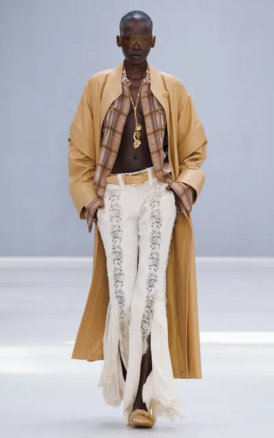 Zimmermann Motion Lace Flare Cotton Pants In Multi