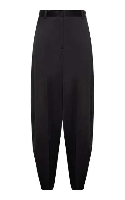 Zimmermann Motion Satin Barrel Pants In Black