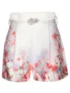 Zimmermann Wonderland Linen And Silk Flip Skirt