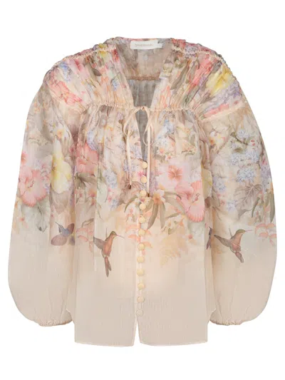 Zimmermann Multicolor Floral Blouse