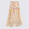 Zimmermann Womens Pansy Floral Memento Embroidered Linen And Silk Midi Skirt Xs In Multi