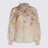 Zimmermann Silk Blouse With Print In Multi
