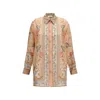 Zimmermann Multicolor Silk Pattern Shirt In Multi