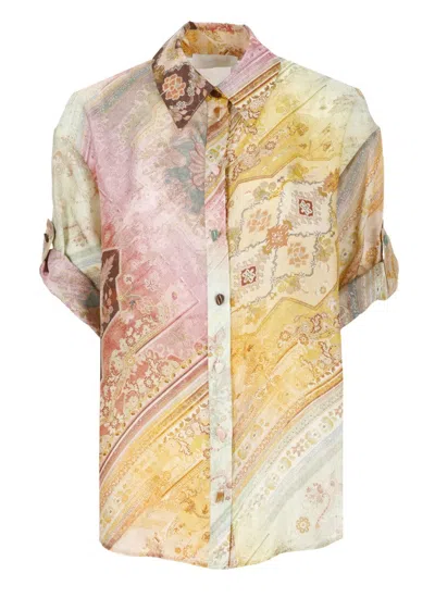 Zimmermann Multicolor Tallow Relaxed Shirt