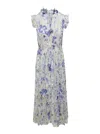 Zimmermann Multicolored Floral Garden Print Maxi Dress In Viscose Woman In Multicolor
