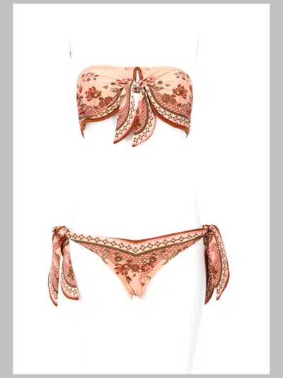 Zimmermann Multicolour High-stretch Swimwear In Transparent