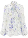ZIMMERMANN NATURA FLORAL PRINT BLOUSE - WOMEN'S - ELASTANE/RECYCLED POLYESTER/VISCOSE