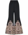 Zimmermann Natura Navy Blue Trousers In Multi