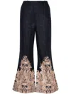 Zimmermann Natura Navy Blue Trousers In Blue