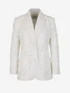 Zimmermann Natura Lace Blazer In Neutral