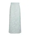 Zimmermann Natura Lace Midi Pencil Skirt In White