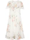 Zimmermann Natura Liftoff Flower Midi Dress In Multi