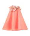 Zimmermann 'mini Organza Dress With Petal In Pink